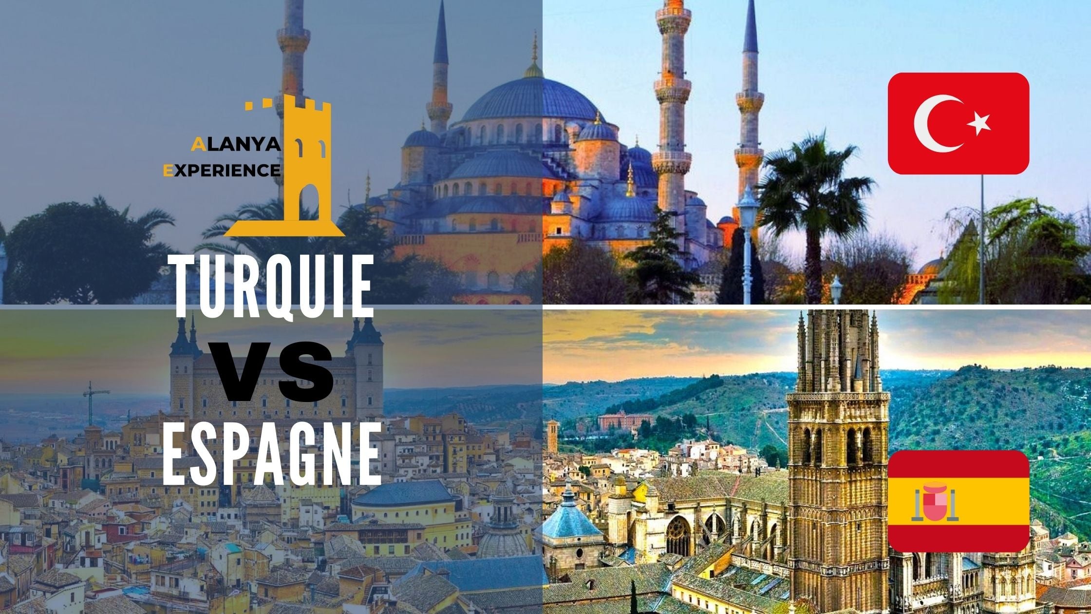 La Turquie Versus l'Espagne : Expatriation et investissement - Coût niveau, et qualité de vie