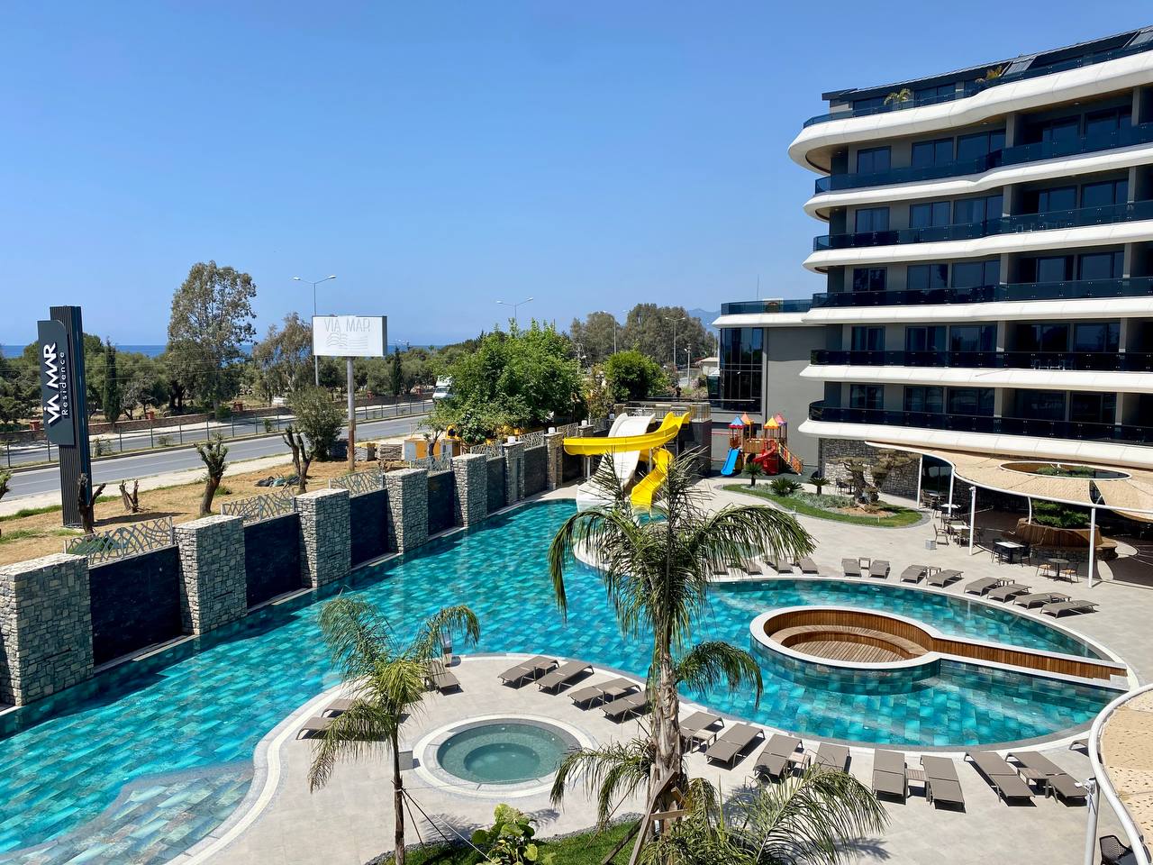N°220 - Via Mar - 1 Bedroom + Lounge Sea, Pool & Alanya Views