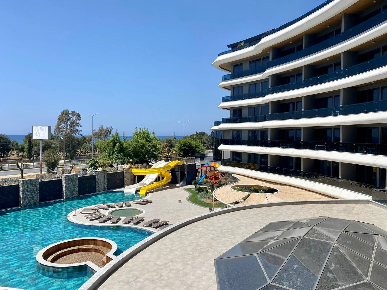 N°224 - Via Mar - 1 Bedroom + Lounge Sea, Pool & Alanya Views