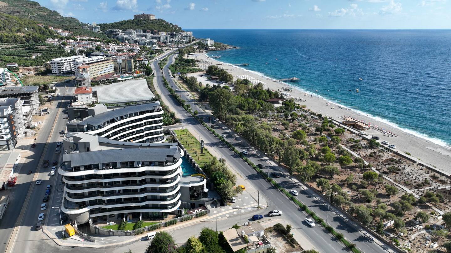 N°222 - Via Mar - 1 Chambre + Salon Vue sur la Mer, la Piscine et Alanya