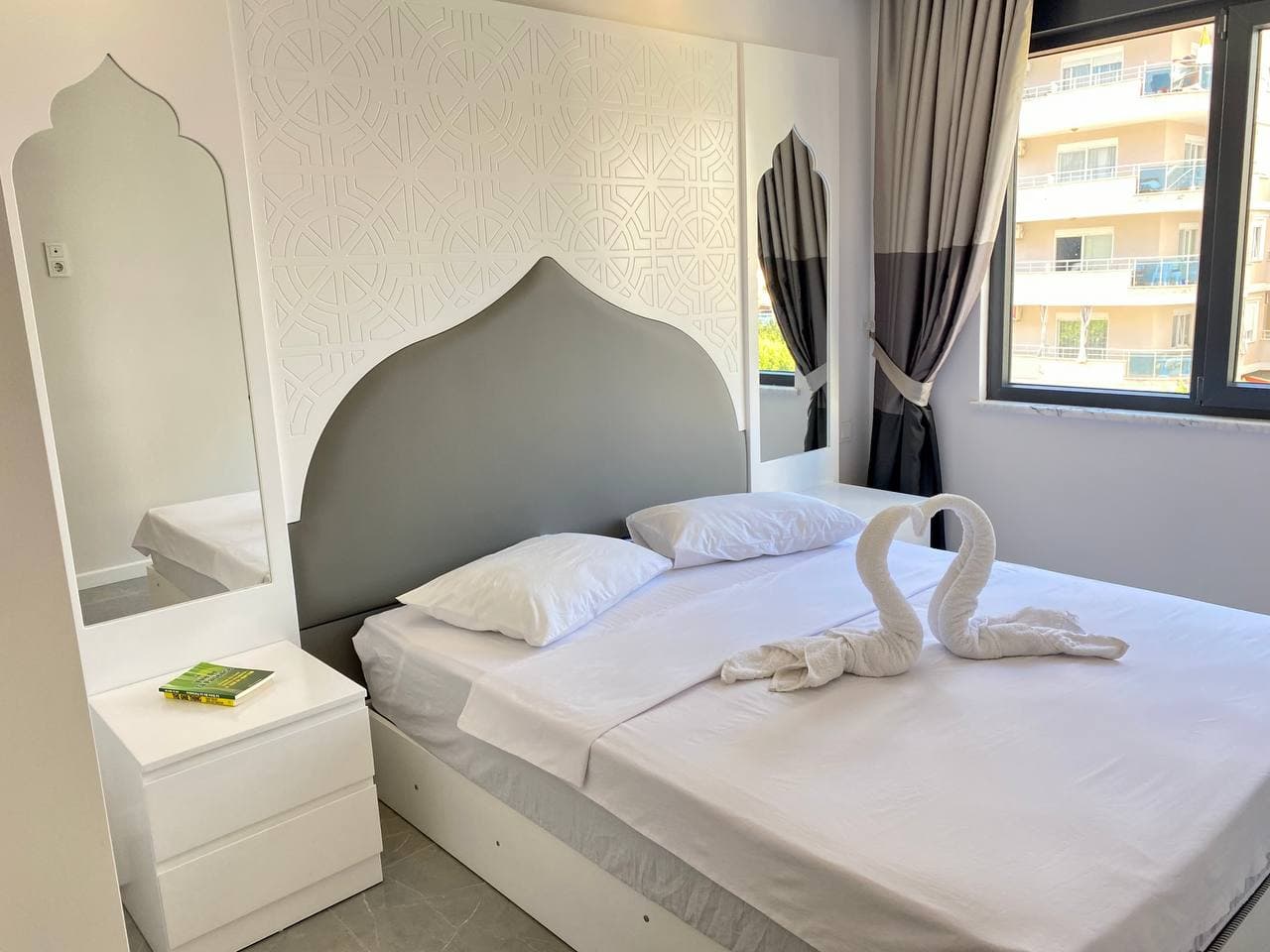N°33 - Salam Résidence - Incroyable 1 Chambre + Salon Vue Mosquée et Mer au 7ème étage